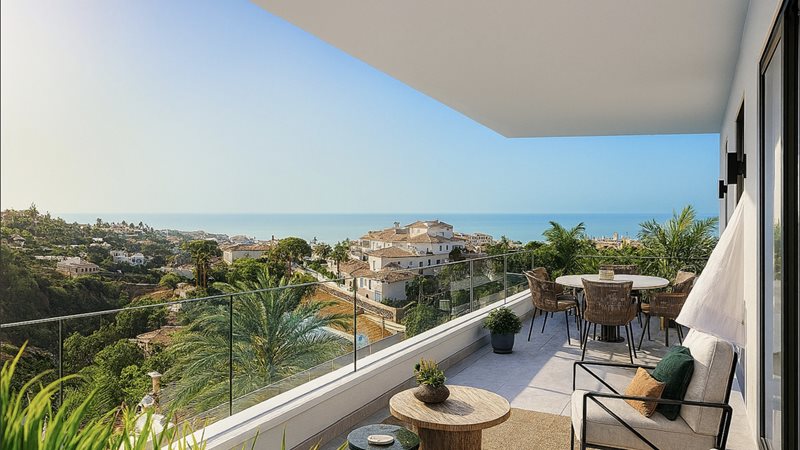 Stilvolle Wohnungen mit Panoramablick auf das Mittelmeer